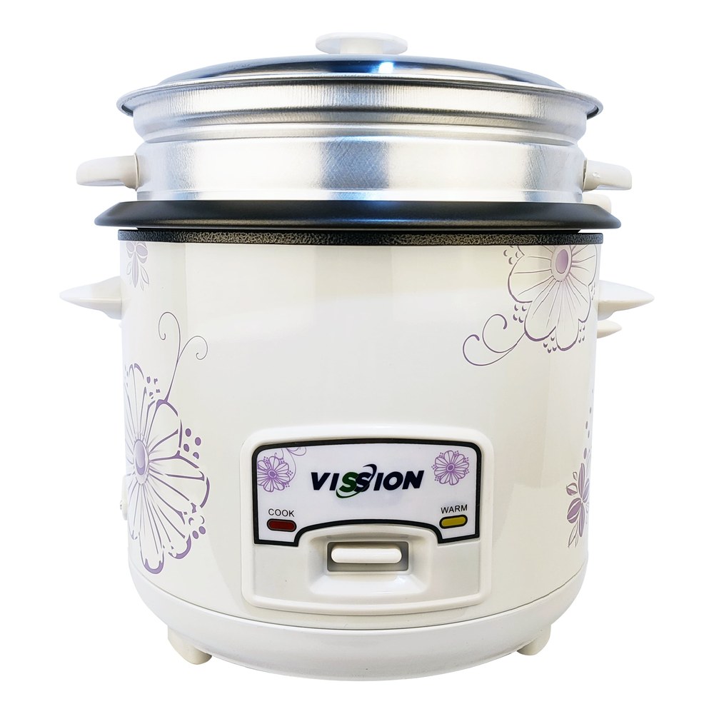 1.5L 8 Cups Non-Stick Rice Cooker with Steamer