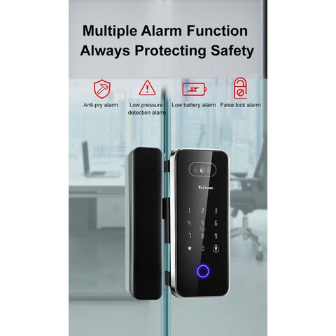 Automatic Keyless Glass Sliding Door Smart Lock