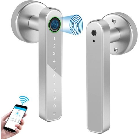 Tuya Biometric Fingerprint Door Handle Lock